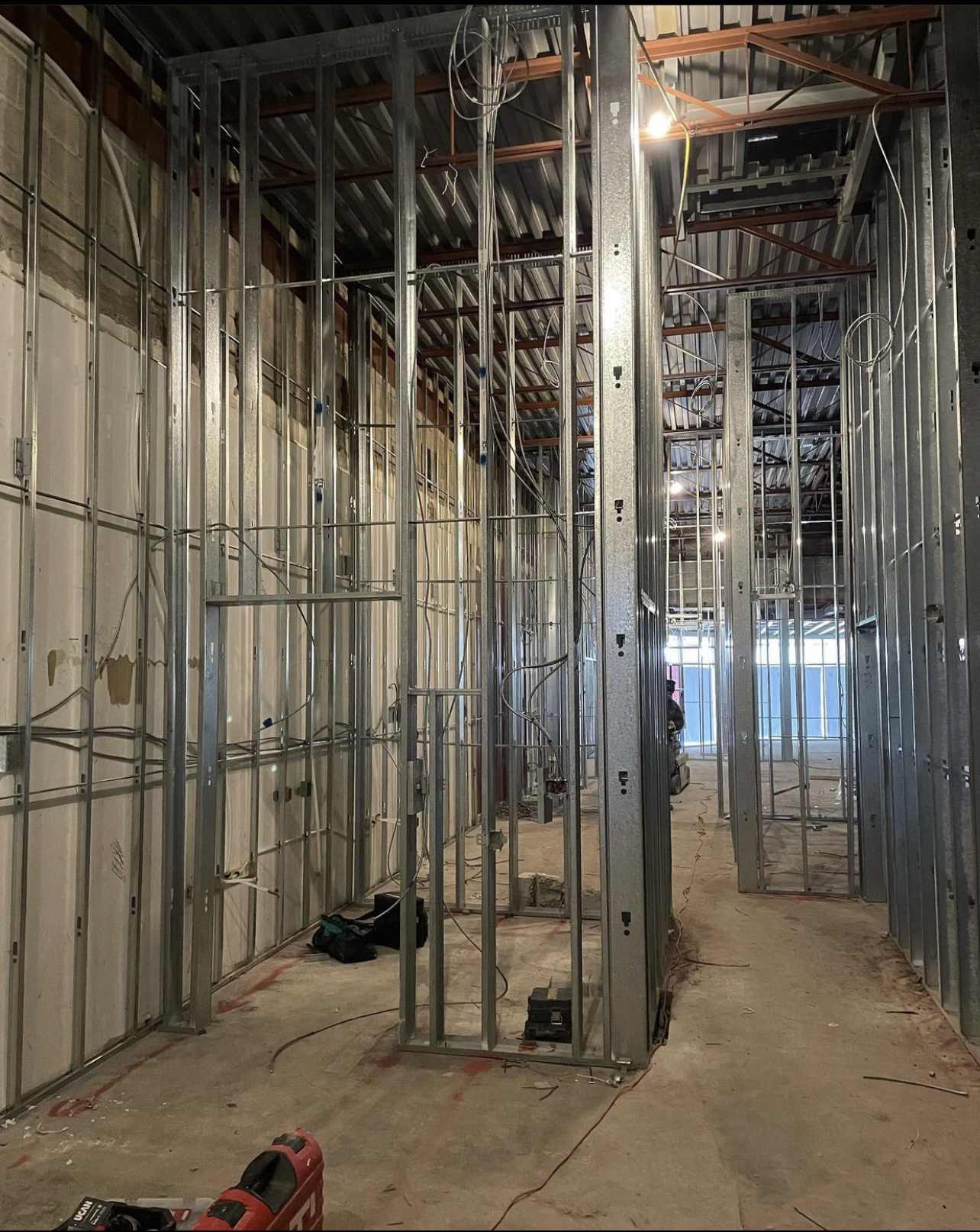 Residential partition metal framing Toronto drywall contractor